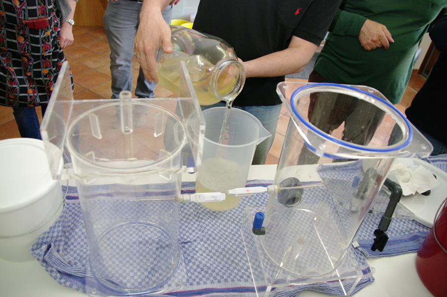 Preparing the Starter - Vinegar Making Workshop